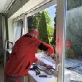 Wymiana szyb o dużej powieszchni