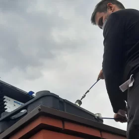 Wykonanie przeglądu kominiarskiego u klienta