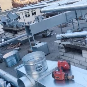 Zrealizowany projekt wykonania wentylacji