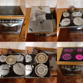 Wymiana pól grzejnych w kuchence elektrycznej