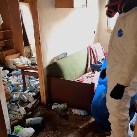 Usługa dezynfekcji dotycząca sprzątania po zgonie