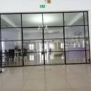 Realizacja szklanej ścianki