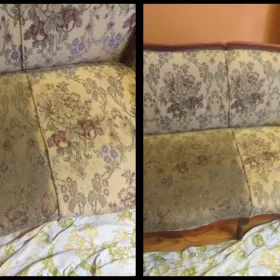 Wyczyszczenie zabrudzonej sofy w mieszkaniu klienta